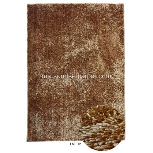 Chenille Rugs dengan Shining Polyester